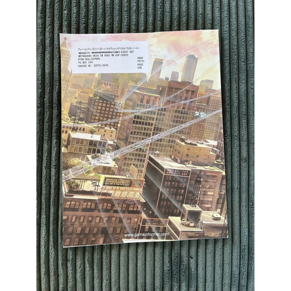 Game Informer Magazine Spider Man‎ Cover Video Game Collector Issue